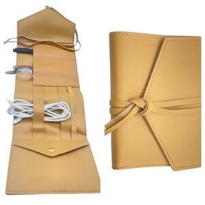 Vegan Glass Ladder & Co Electronics Tech Organizer Roll | travel bag